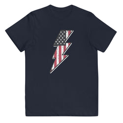 Lightning Bolt America Youth jersey t-shirt - Mainstream Freedom
