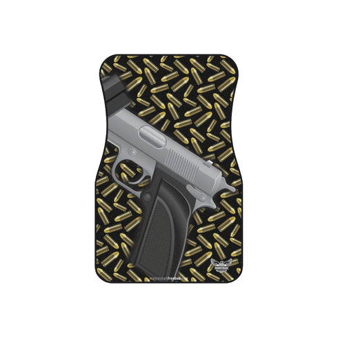 Dual Gun & Bullets Car Mats Pro 2A (Set of 4) - Mainstream Freedom
