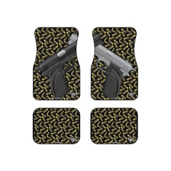 Dual Gun & Bullets Car Mats Pro 2A (Set of 4) - Mainstream Freedom