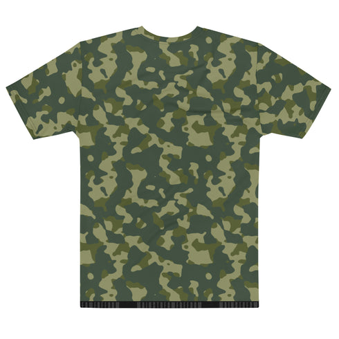 Veteran Flag Camo Men's All-Over Print Crew Neck T-Shirt - Mainstream Freedom