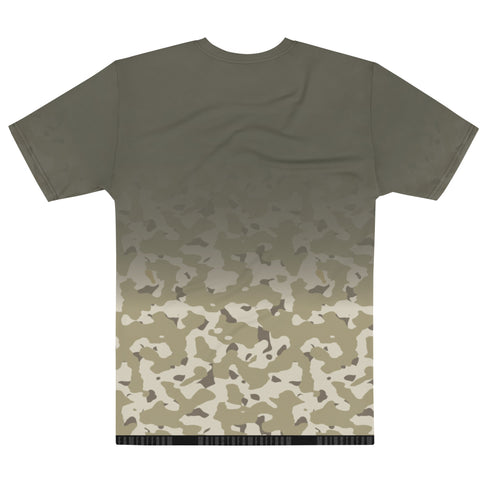 Born Primitive Camo (Army Tan) Men's All-Over Print Crew Neck T-Shirt - Mainstream Freedom