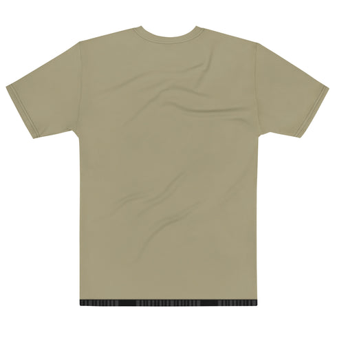 Army Scratch (Army Tan) Men's All-Over Print Crew Neck T-Shirt - Mainstream Freedom