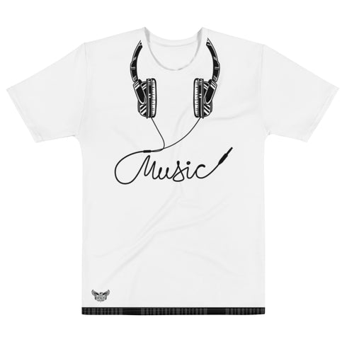 Headphones Music Men's t-shirt - Mainstream Freedom