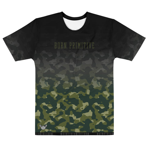Born Primitive Camo Men's All-Over Print Crew Neck T-Shirt - Mainstream Freedom