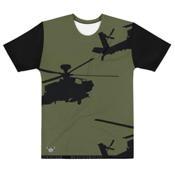 Helicopter Men's All-Over Print Crew Neck T-Shirt - Mainstream Freedom