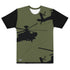 Helicopter Men's All-Over Print Crew Neck T-Shirt - Mainstream Freedom