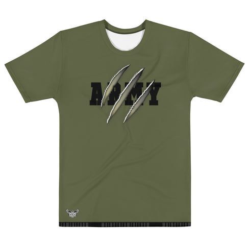 Army Scratch Men's All-Over Print Crew Neck T-Shirt - Mainstream Freedom