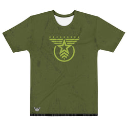 Army Emblem Men's All-Over Print Crew Neck T-Shirt - Mainstream Freedom