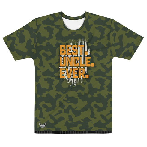 Best. Uncle. Ever. Camo Men's All-Over Print Crew Neck T-Shirt - Mainstream Freedom