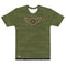 Military Symbolism Camo Men's All-Over Print Crew Neck T-Shirt - Mainstream Freedom