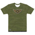 Military Symbolism Camo Men's All-Over Print Crew Neck T-Shirt - Mainstream Freedom