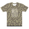 Veteran Flag Camo (Army Tan) Men's All-Over Print Crew Neck T-Shirt - Mainstream Freedom