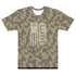 Veteran Flag Camo (Army Tan) Men's All-Over Print Crew Neck T-Shirt - Mainstream Freedom