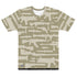 Assorted Guns Camo (Army Tan) Men's All-Over Print Crew Neck T-Shirt - Mainstream Freedom