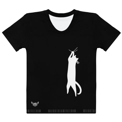 Clingy Cat Women's T-shirt - Mainstream Freedom