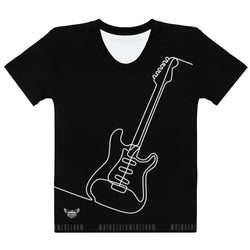 Guitar Lines Women's T-shirt - Mainstream Freedom