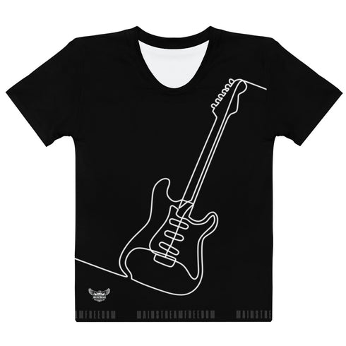 Guitar Lines Women's T-shirt - Mainstream Freedom