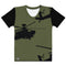 Helicopter Women's All-Over Print Crew Neck T-Shirt - Mainstream Freedom