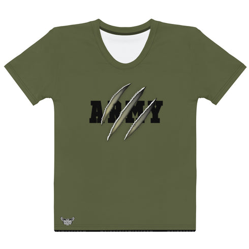 Army Scratch Women's All-Over Print Crew Neck T-Shirt - Mainstream Freedom