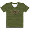 Military Symbolism Women's All-Over Print Crew Neck T-Shirt - Mainstream Freedom