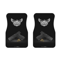 Single Gun & Bullets Car Mats Pro 2A (Set of 2) - Mainstream Freedom