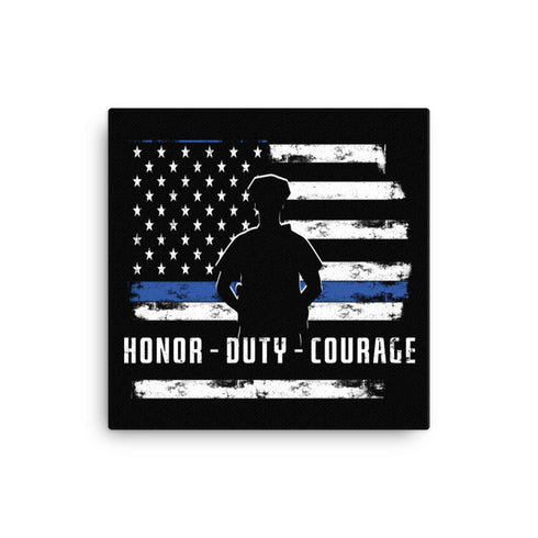 Honor Duty Courage Canvas - Mainstream Freedom