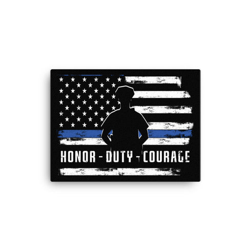 Honor Duty Courage Canvas - Mainstream Freedom