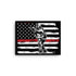 Thin Red Line Firefighter Canvas - Mainstream Freedom