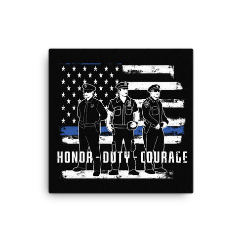 Honor Duty Courage 2.0 Canvas - Mainstream Freedom