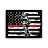 Thin Red Line Firefighter Canvas - Mainstream Freedom