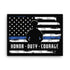 Honor Duty Courage Canvas - Mainstream Freedom
