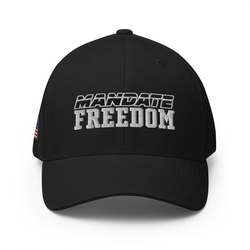 Mandate Freedom Embroidered Structured Twill Cap - Pro USA & Freedom Cap/Hat - Mainstream Freedom