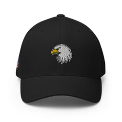 Eagle Embroidered Closed Back Cap - Mainstream Freedom