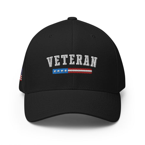 Veteran Embroidered Structured Twill Cap - Proud Veteran Cap/Hat - Mainstream Freedom