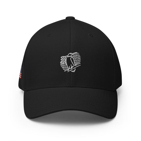 Eagle Lineart Structured Twill Cap - Mainstream Freedom