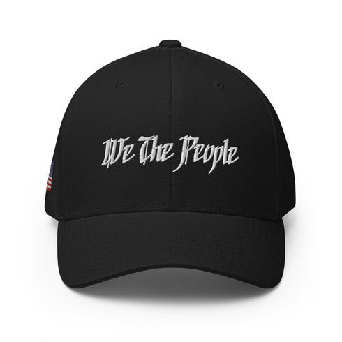 We The People Structured Embroidered Patriotic Twill Cap - Mainstream Freedom