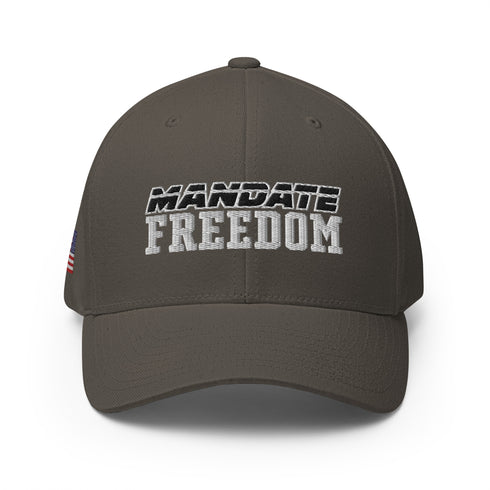 Mandate Freedom Embroidered Structured Twill Cap - Pro USA & Freedom Cap/Hat - Mainstream Freedom