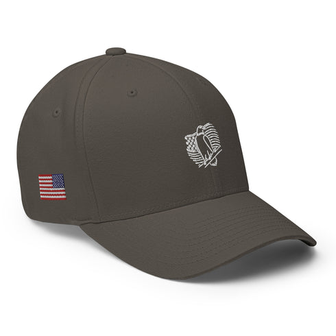 Eagle Lineart Structured Twill Cap - Mainstream Freedom