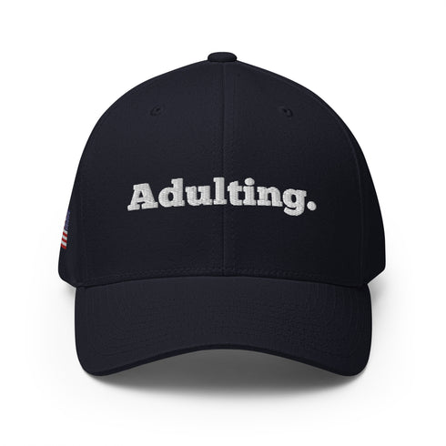 Adulting Structured Twill Cap - Mainstream Freedom