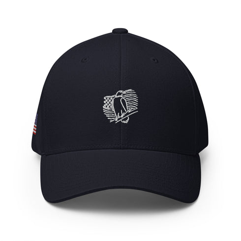 Eagle Lineart Structured Twill Cap - Mainstream Freedom