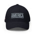 America - Patriotic Embroidered Structured Twill Cap - Mainstream Freedom
