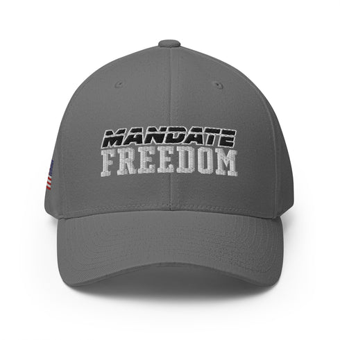 Mandate Freedom Embroidered Structured Twill Cap - Pro USA & Freedom Cap/Hat - Mainstream Freedom
