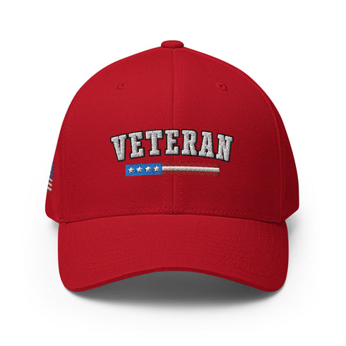 Veteran Embroidered Structured Twill Cap - Proud Veteran Cap/Hat - Mainstream Freedom