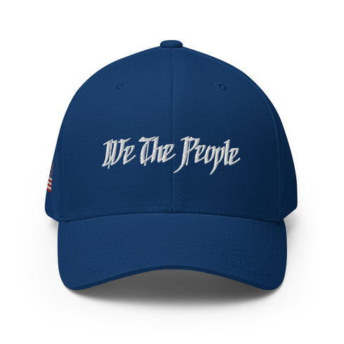 We The People Structured Embroidered Patriotic Twill Cap - Mainstream Freedom