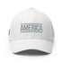 America - Patriotic Embroidered Structured Twill Cap - Mainstream Freedom