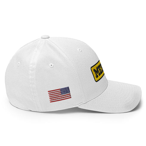 Merica Patriotic Embroidered Structured Twill Cap - Mainstream Freedom