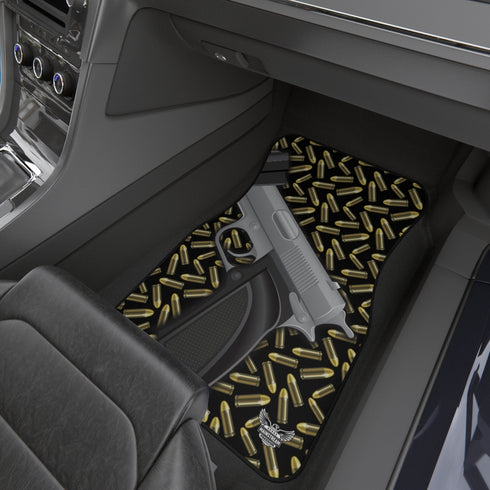 Dual Gun & Bullets Car Mats Pro 2A (Set of 4) - Mainstream Freedom