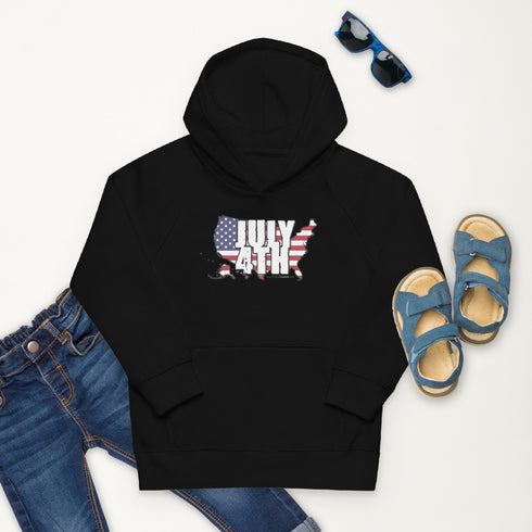 July 4th Kids eco hoodie - Mainstream Freedom