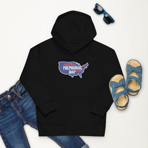 Memorial Day Kids eco hoodie - Mainstream Freedom