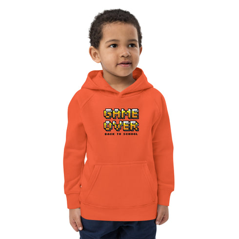 Game Over Back To School Kids eco hoodie - Mainstream Freedom